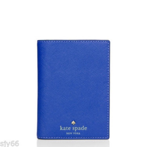 kate spade Accessories - SOLD OUT!!   RARE Kate Spade Passport Holder Orbit Blue! NWT!